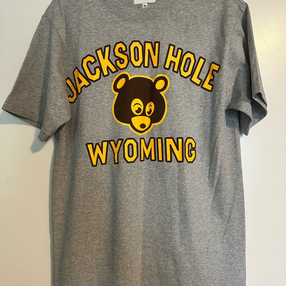 Gray Jackson Hole Wyoming T-Shirt